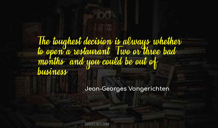 Business Decision Quotes #123196