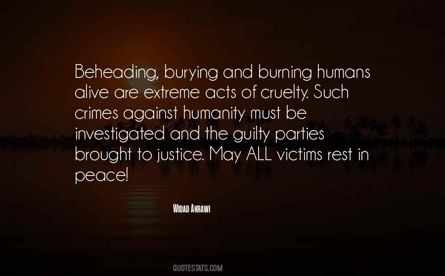 Justice And Humanity Quotes #1354930