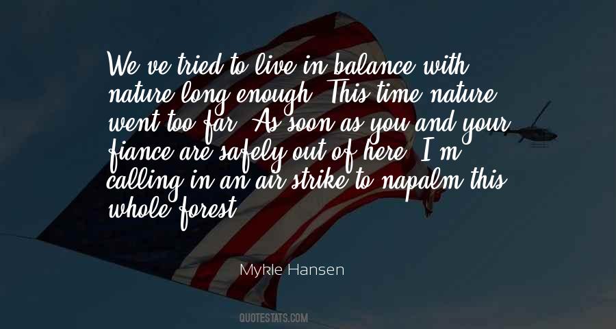 Quotes About Nature And Balance #193788