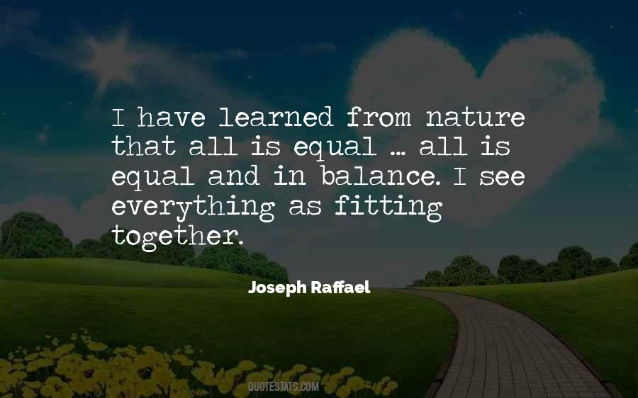 Quotes About Nature And Balance #30442