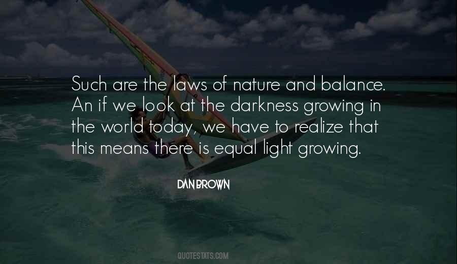 Quotes About Nature And Balance #56230