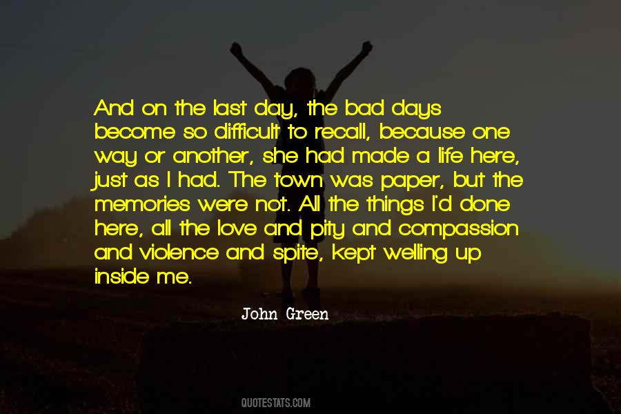 On Bad Days Quotes #1619053