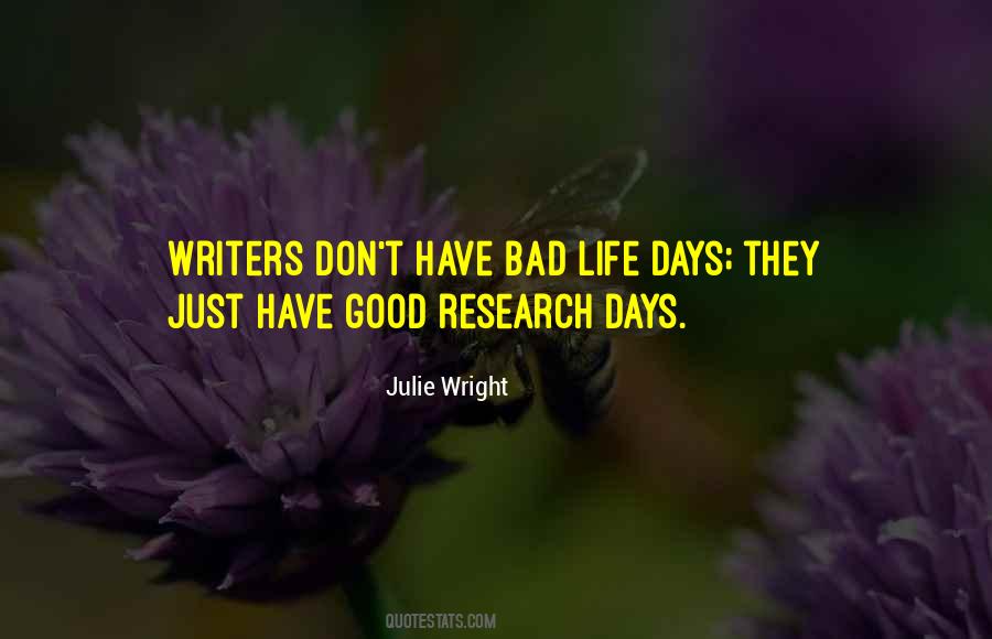 On Bad Days Quotes #1829357