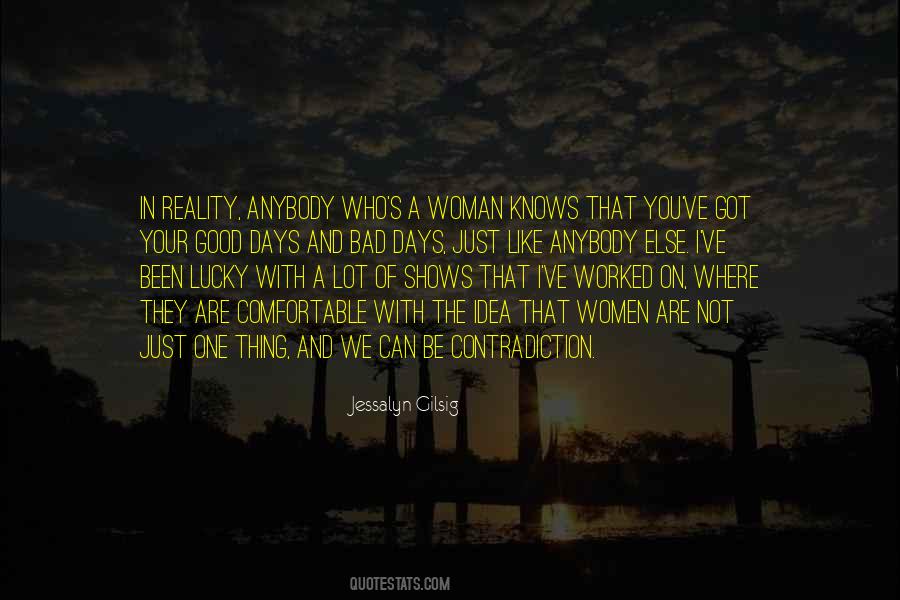On Bad Days Quotes #1833075