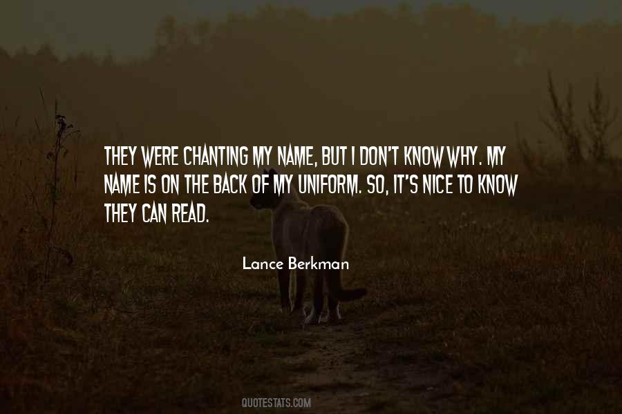 Nice Name Quotes #124672