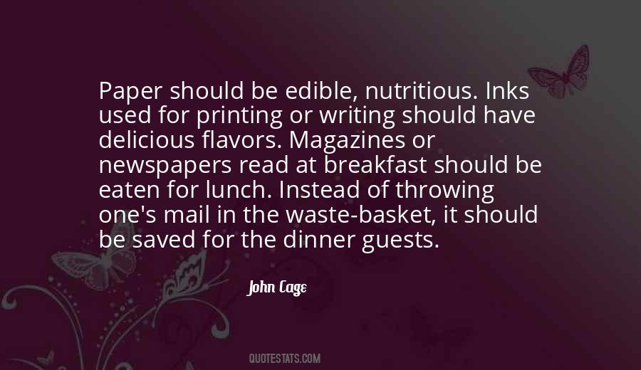 Dinner For One Quotes #532982