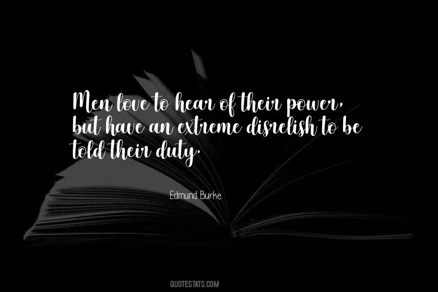 Duty Love Quotes #1296405