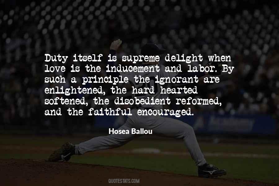 Duty Love Quotes #95263