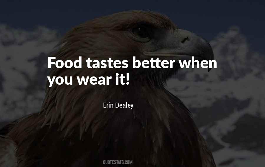 Quotes About Better Food #244562