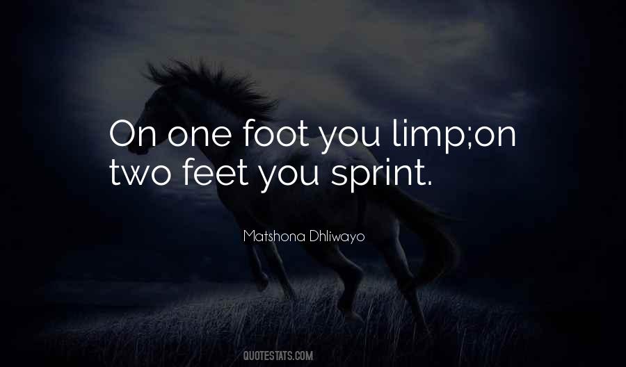 Two Feet Quotes #927724
