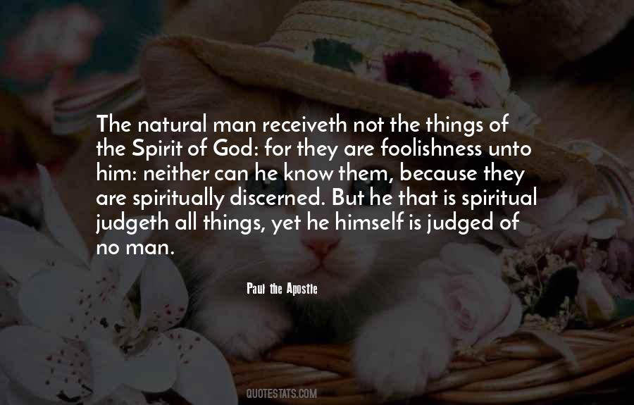 Quotes About The Natural Man #1060905