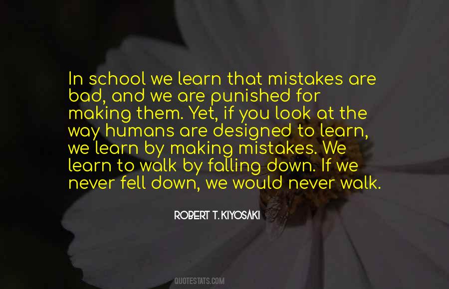 Learn By Making Mistakes Quotes #1626546