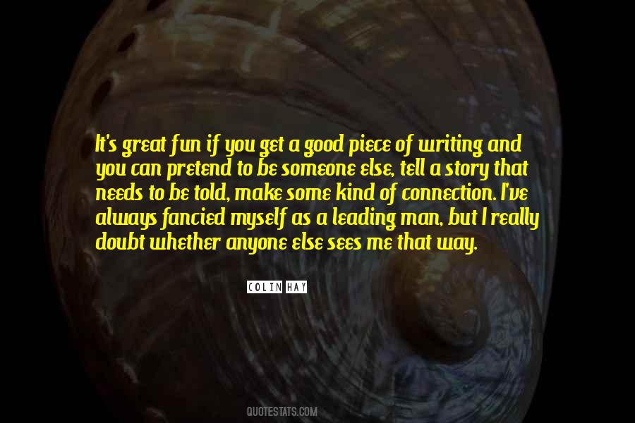 Connection To Someone Quotes #1333642