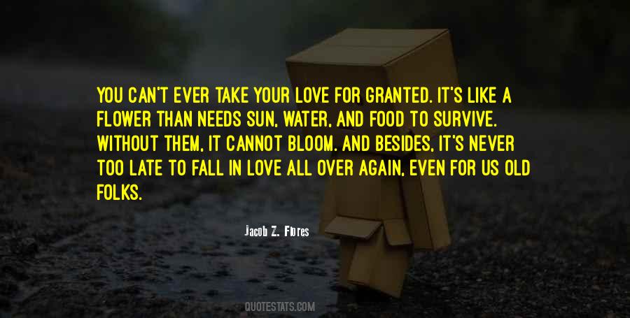 Take For Granted Love Quotes #386580