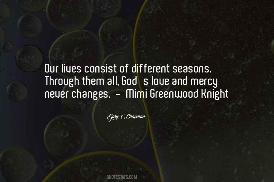 Seasons Love Quotes #481230