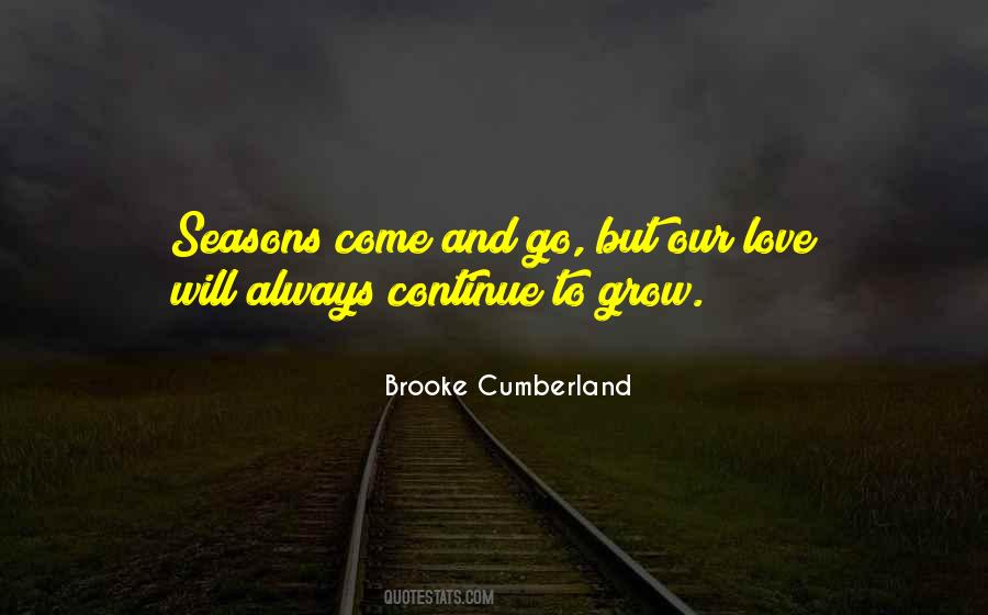 Seasons Love Quotes #688689