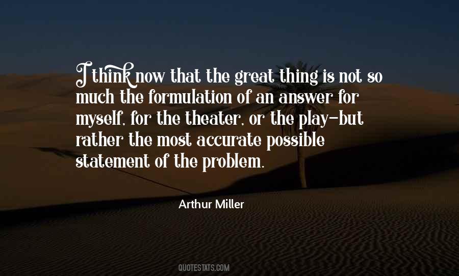 The Problem Is Not The Problem Quotes #113585