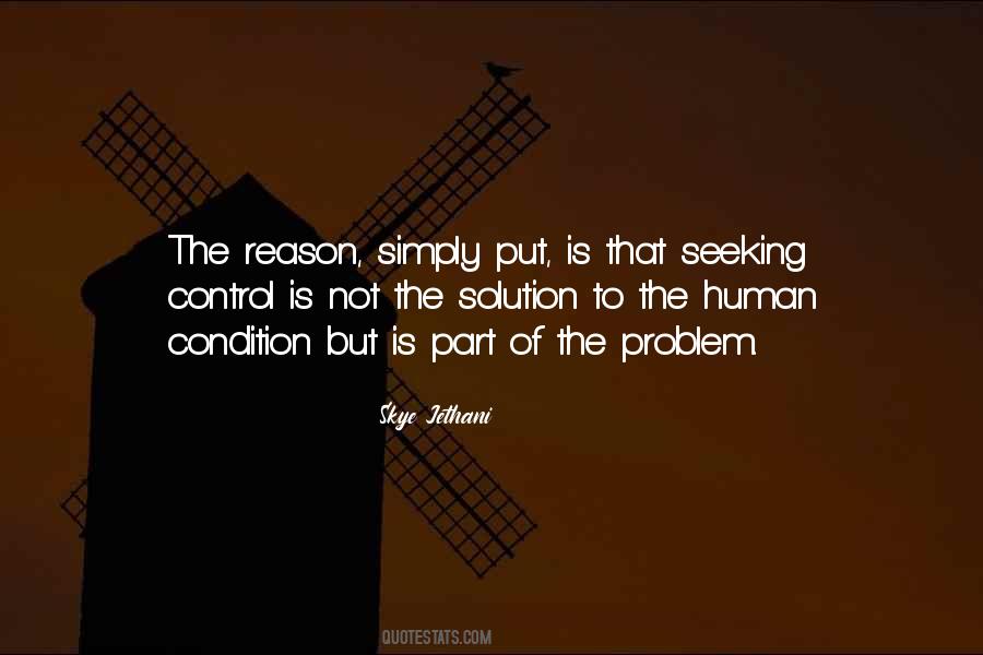The Problem Is Not The Problem Quotes #36305