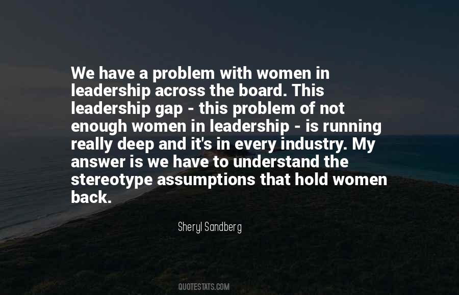 The Problem Is Not The Problem Quotes #97225