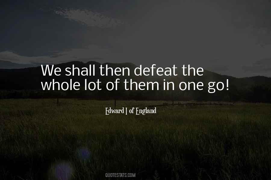 Quotes About Defeat Them #339157