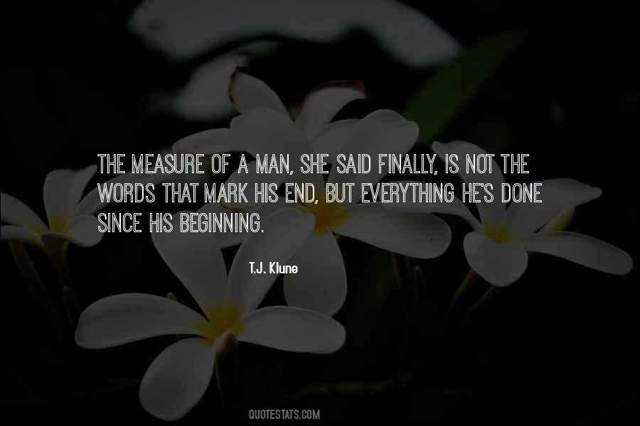 Quotes About The Measure Of A Man Is Not #934847