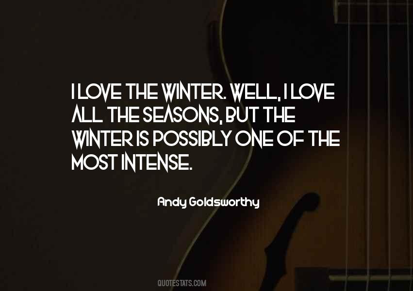 I Love Winter Quotes #1233810