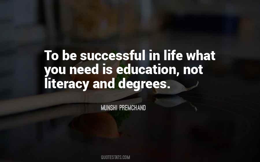 Literacy Vs Education Quotes #689600