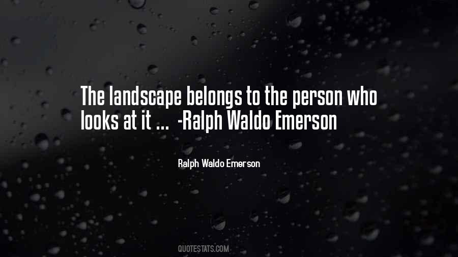 Person Nature Quotes #1235999