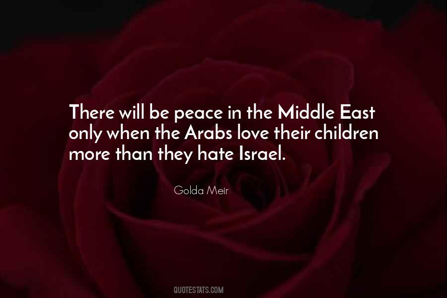 Quotes About Israel Peace #1107522