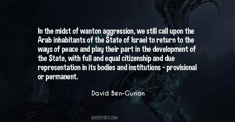 Quotes About Israel Peace #1355032