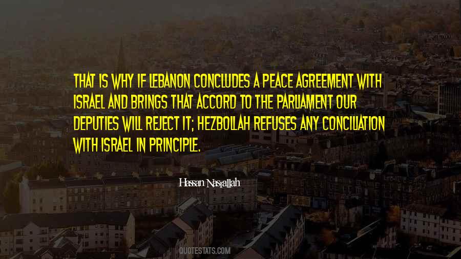 Quotes About Israel Peace #709535