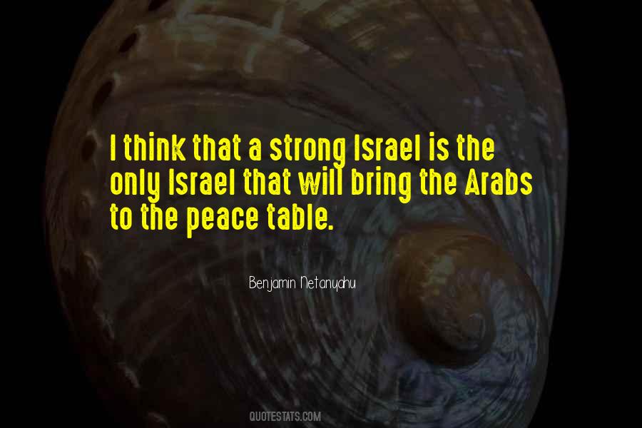Quotes About Israel Peace #725411