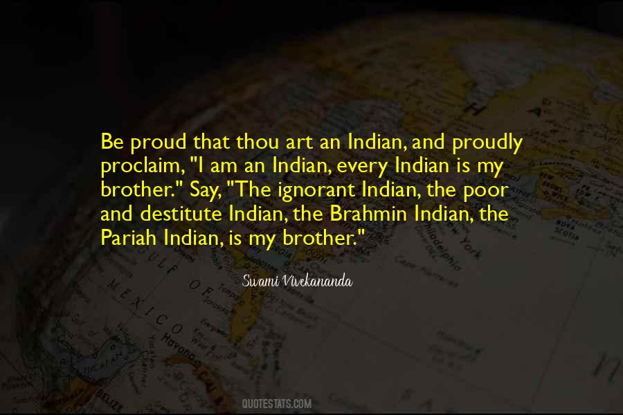 Proud Indian Quotes #610535