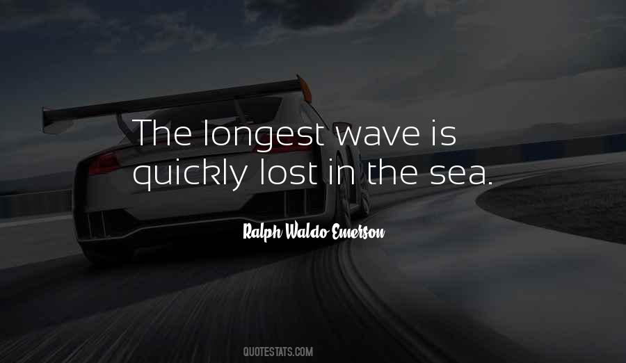 Lost In The Sea Quotes #1398078