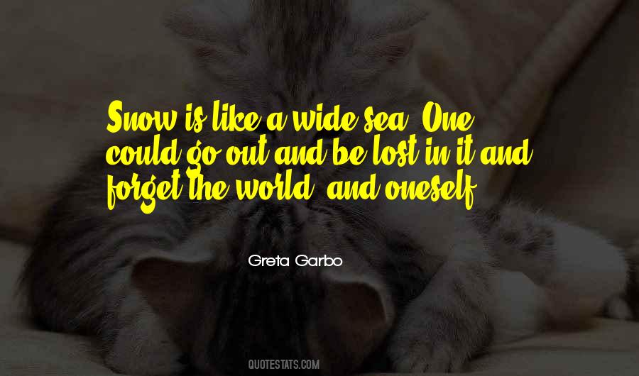 Lost In The Sea Quotes #548323