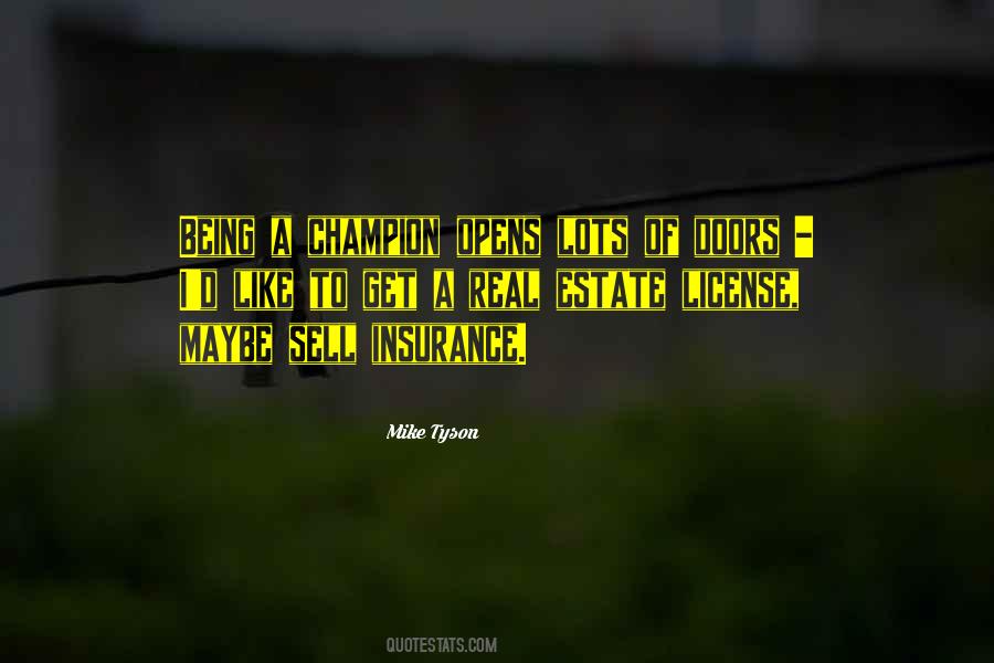 Quotes About Being Champion #141678