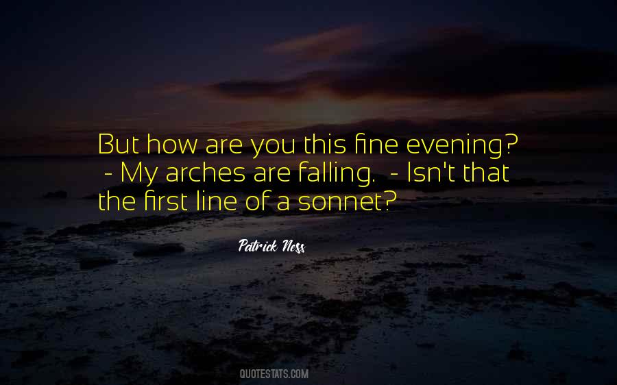One Fine Evening Quotes #1075647