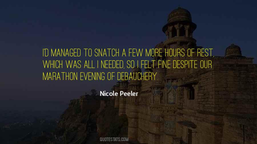 One Fine Evening Quotes #248249