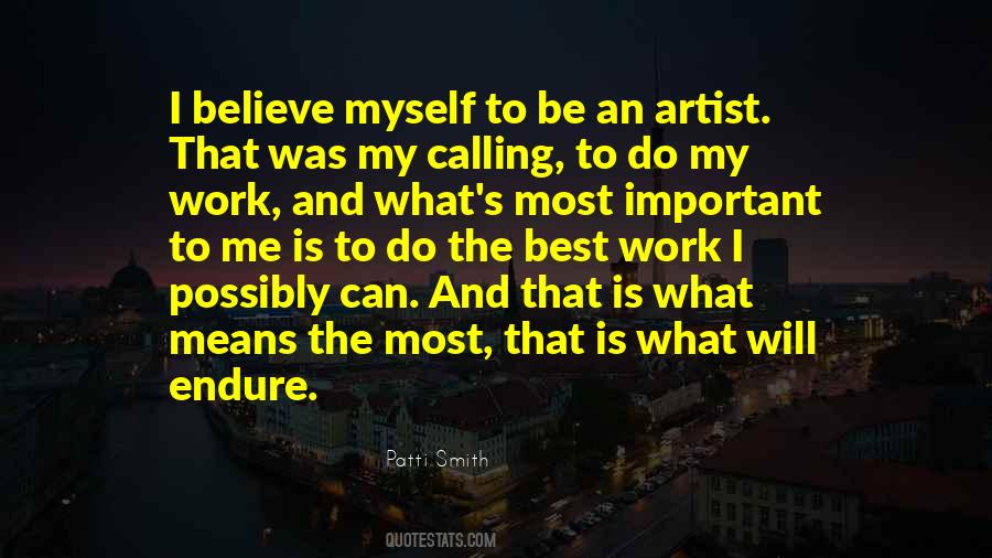 The Best Work Quotes #1144089