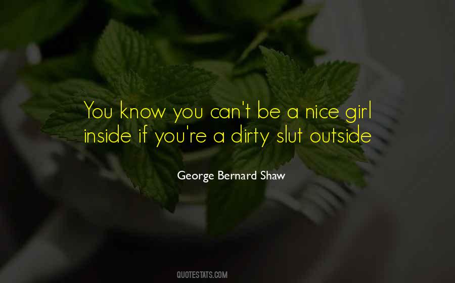 Dirty Girl Quotes #12884