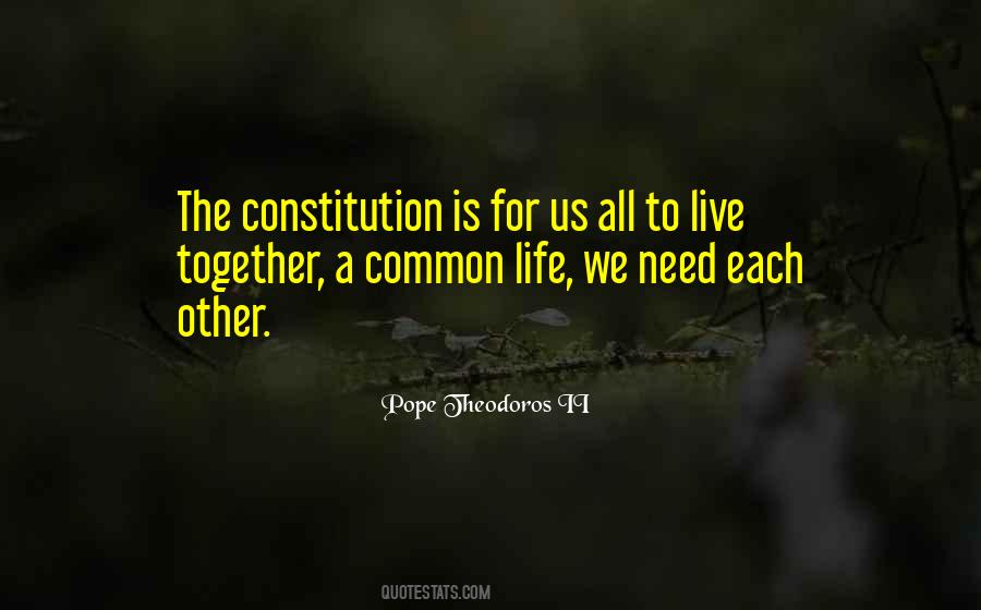 We Live For Each Other Quotes #19601