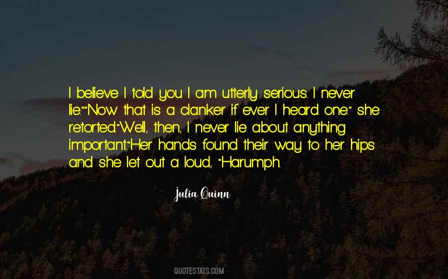 About Lie Quotes #319930