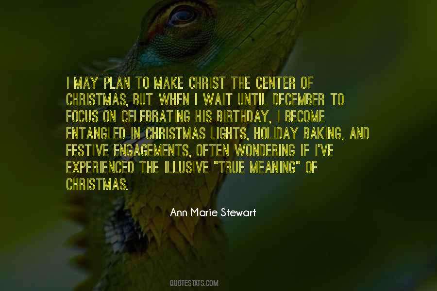 Christian Meaning Of Christmas Quotes #1667599