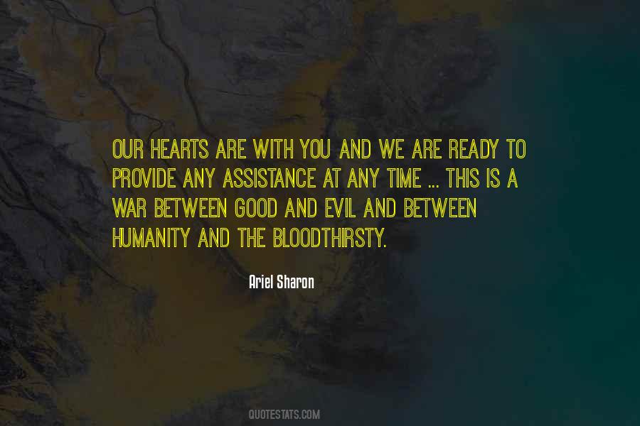 War Between Good And Evil Quotes #71180