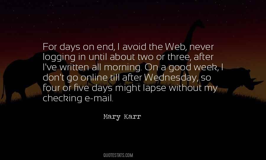 What Is A Good Wednesday Quotes #1015470