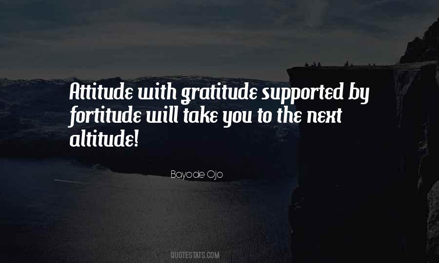 Attitude With Gratitude Quotes #1159478