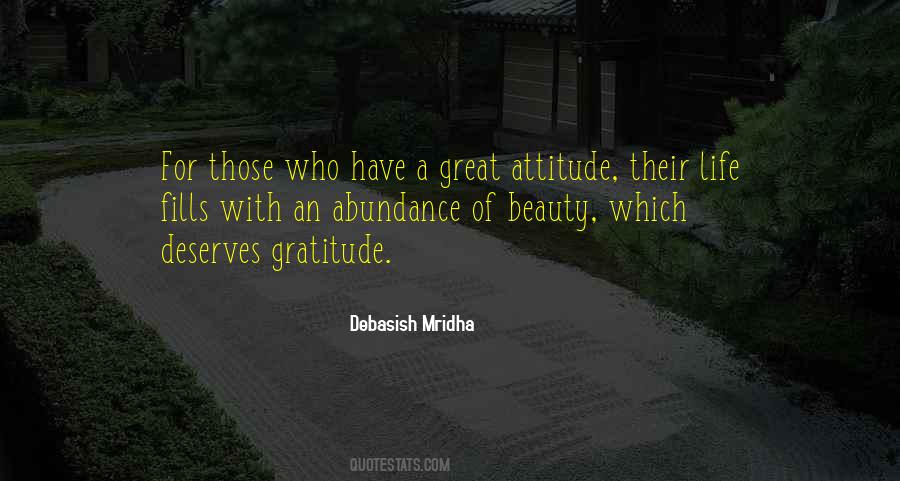 Attitude With Gratitude Quotes #1842837