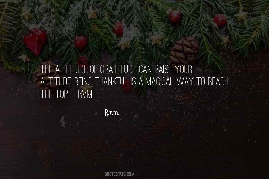 Attitude With Gratitude Quotes #273504