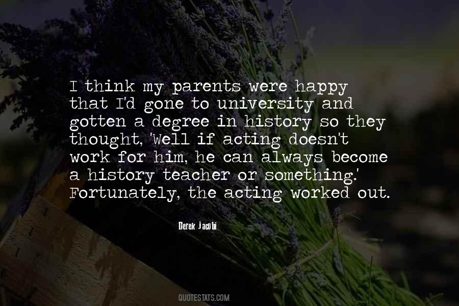 Parents Gone Quotes #1295005