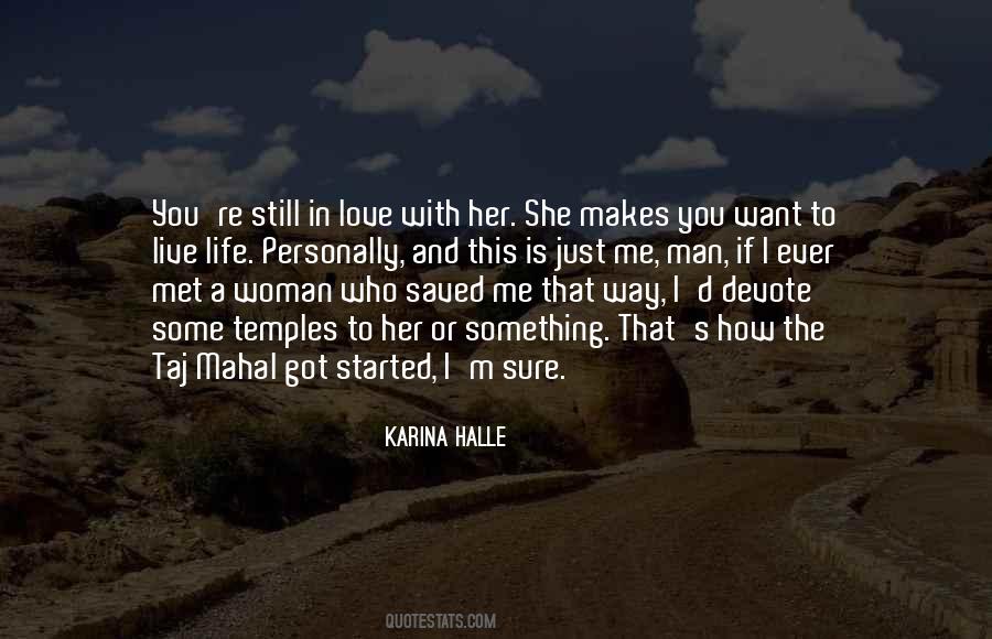 In Love With A Woman Quotes #440713